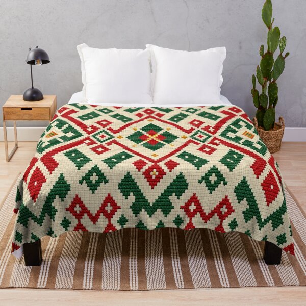 Item preview, Traditional Slavic Cross Stitch Crest Ukrainian Embroidery Pattern designed and sold by Breezes-of-Ida.