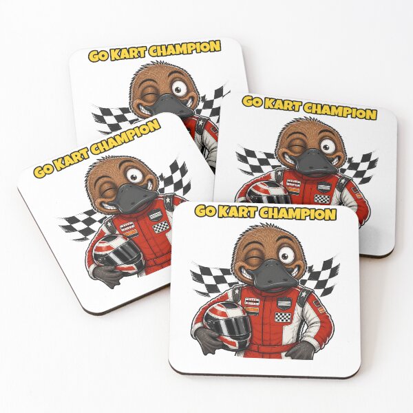 Item preview, Go Kart Champion Funny Platypus Race Car Driver designed and sold by RDMOption.