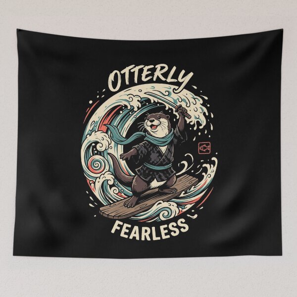 Item preview, Otterly Fearless Samurai Otter Wave Katana designed and sold by GCFULLA.