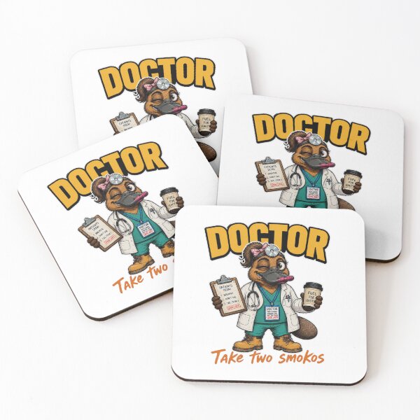 Item preview, Female Doctor Platypus Take Two Smokos designed and sold by RDMOption.