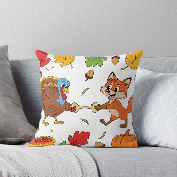 Item preview, Happy Thanksgiving Funny Turkey and Fox Tug of War designed and sold by Affiliora.