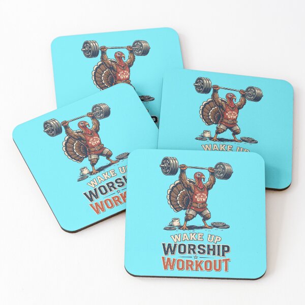 Item preview, Wake up Worship Workout - Gym lover - Turkey designed and sold by ParadoxParadox.
