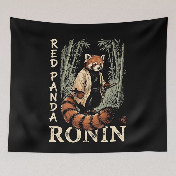 Item preview, Red Panda Ronin Samurai Katana Bamboo designed and sold by GCFULLA.