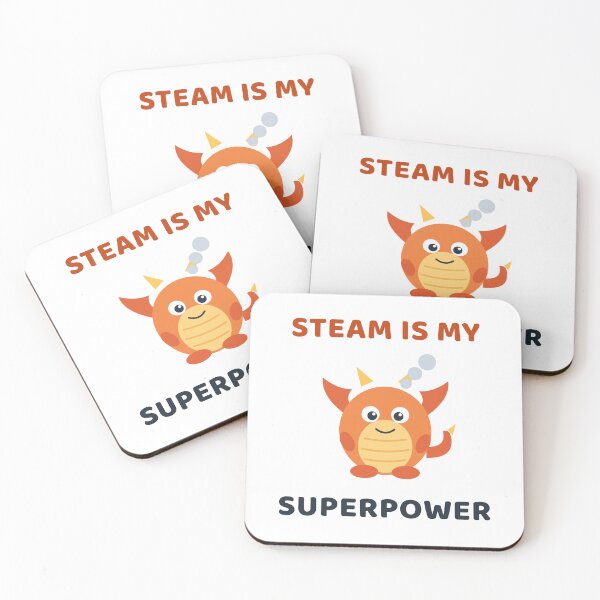 Item preview, Steam Is My Superpower Cute Sauna Dragon designed and sold by DeMarcoos.
