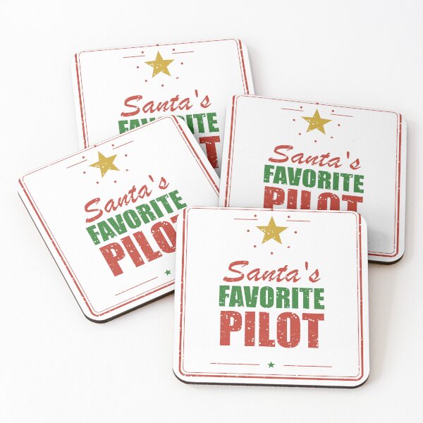 Item preview, Santa's Favorite Pilot – Christmas designed and sold by SpruchwerkShop.