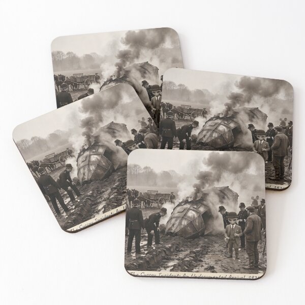 Item preview, The Sussex Incident 1924 Alien Crash Vintage Photograph designed and sold by TeeBeeDesigns.