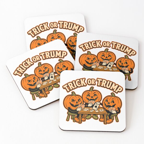 Item preview, Trick or Trump - Funny Euchre Halloween Pumpkins designed and sold by Minted-Moods.