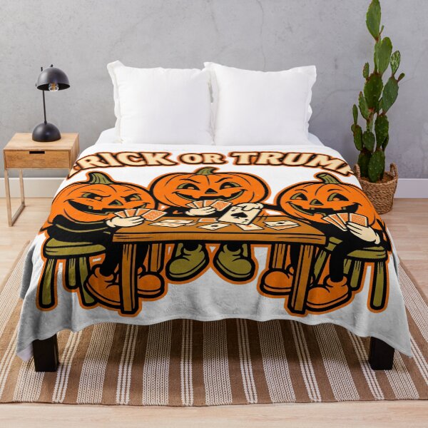 Item preview, Trick or Trump - Funny Euchre Halloween Pumpkins designed and sold by Minted-Moods.