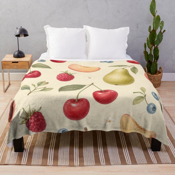 Item preview, Vintage Watercolor Fruit Garden Pattern designed and sold by LakLuxe studio .