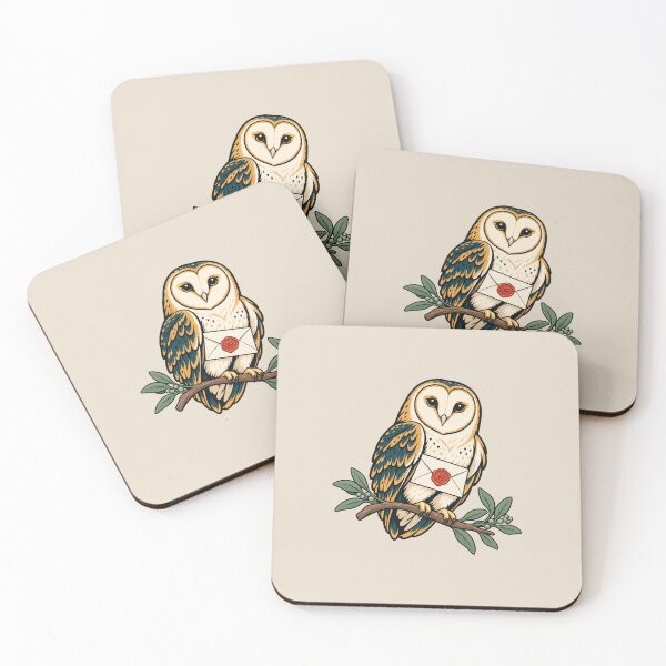 Item preview, Woodland Post – Barn Owl and Sealed Letter designed and sold by WAUZ.