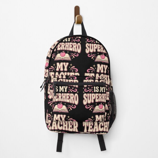 Item preview, My Teacher Is My Superhero Retro Groovy Book designed and sold by GCFULLA.