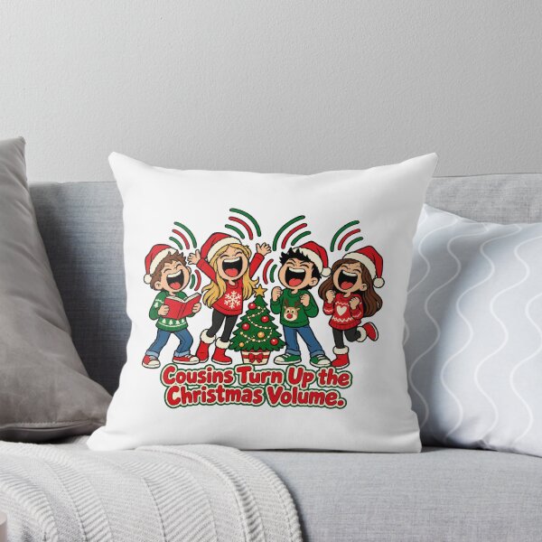 Item preview, Cousins Turn Up the Christmas Volume Funny Family Singing designed and sold by ThreadQuirk.