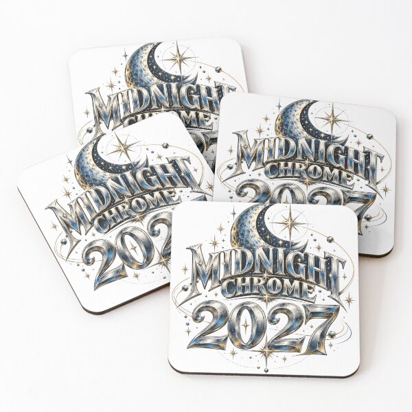 Item preview, Midnight Chrome 2027 Celestial New Year Art designed and sold by pradeepvisuals.
