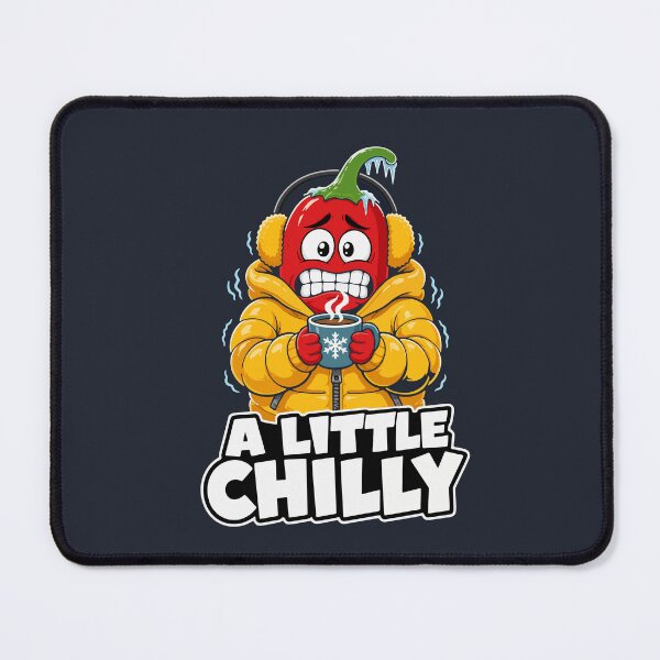 Item preview, A Little Chilly Funny Winter Pepper designed and sold by fadilow.