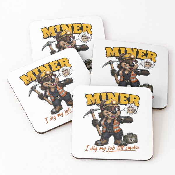 Item preview, Female Miner Tasmanian Devil I Dig My Job Till Smoko designed and sold by RDMOption.