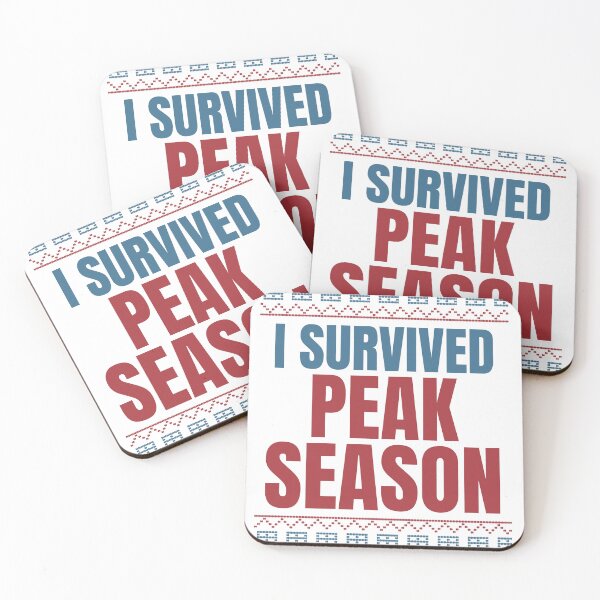 Item preview, I Survived Peak Season - Funny Warehouse Christmas Holiday Rush designed and sold by Dock & Diamond Co..
