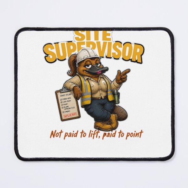 Item preview, Female Site Supervisor Platypus Not Paid To Lift Paid To Point designed and sold by RDMOption.