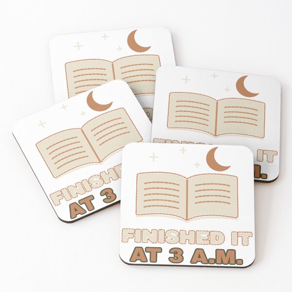 Item preview, Finished It At 3 AM Funny Book Lover Reader designed and sold by PhoenixTShirtz.