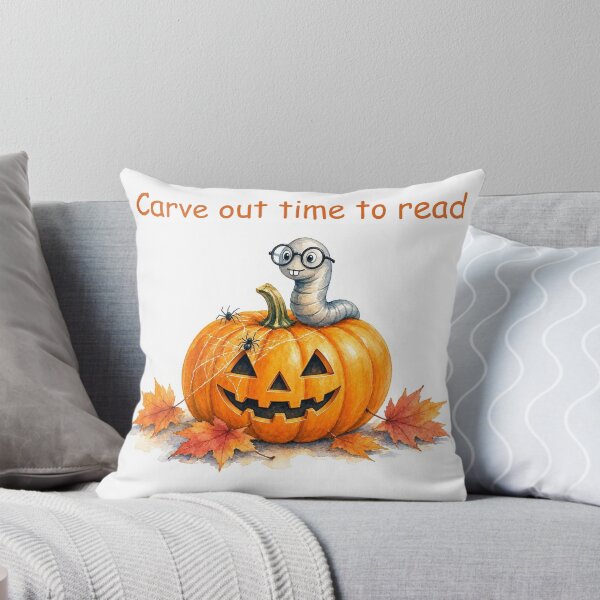 Item preview, Carve Out Time to Read Halloween Theme designed and sold by BiteMyLine.