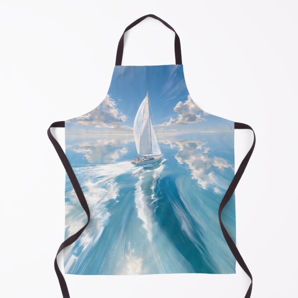 Item preview, Lone Sailboat on a Calm Bay designed and sold by VisionaryVeils.
