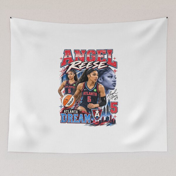 Item preview, Angel Reese Basketball, Vintage Atlanta Dream Basketball, Angel Reese 5 designed and sold by lumiprintsart.