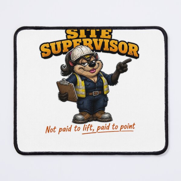 Item preview, Female Site Supervisor Tasmanian Devil Not Paid To Lift Paid To Point designed and sold by RDMOption.