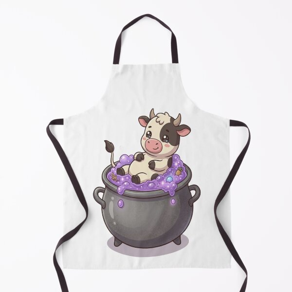 Item preview, Cute Cow In Magic Cauldron Bath designed and sold by Ella_Sketch.