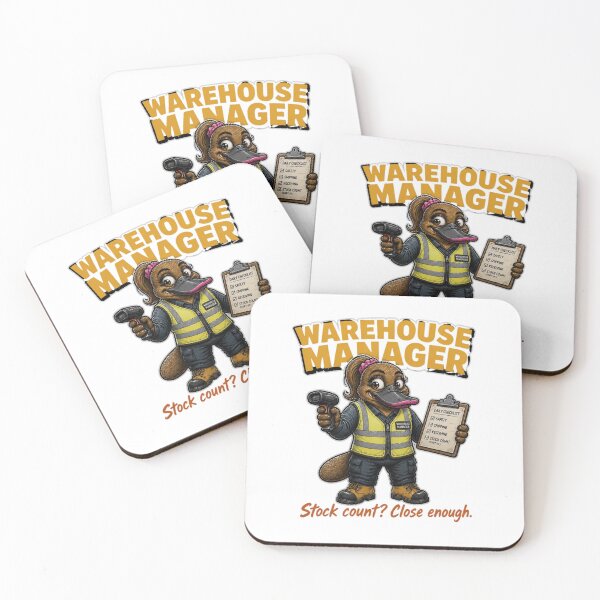 Item preview, Female Warehouse Manager Platypus Stock Count Close Enough designed and sold by RDMOption.