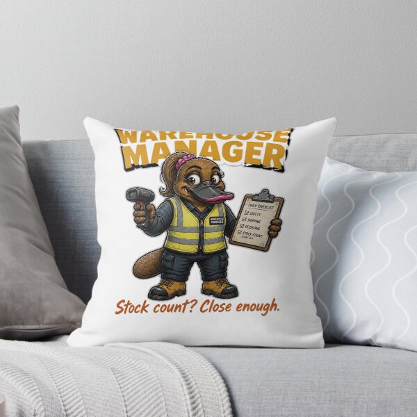 Item preview, Female Warehouse Manager Platypus Stock Count Close Enough designed and sold by RDMOption.