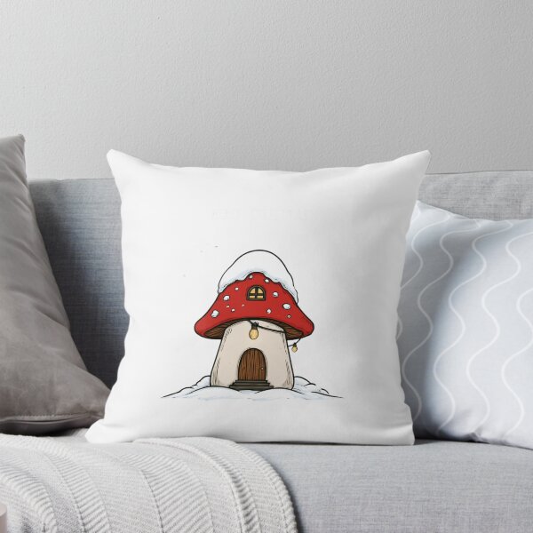 Item preview, Cozy Christmas Mushroom House designed and sold by filou designs.