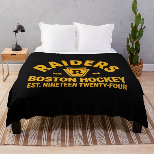 Item preview, Heated Rivalry Boston Raiders Hockey Est 1924 Retro Team Logo Fan Art designed and sold by DebbieEganCo.