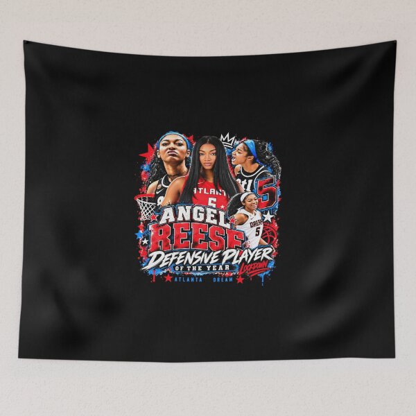 Item preview, Angel Reese, Defensive Player, WNBA DPOY Atlanta Dreame designed and sold by lumiprintsart.