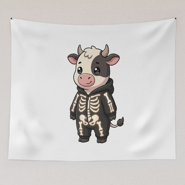 Item preview, Cute Skeleton Onesie Cow Costume    designed and sold by Ella_Sketch.