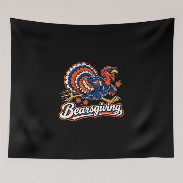 Item preview, Bearsgiving Chicago Football, Bear Turkey Day, Chicago Bears Fan, Thanksgiving Game Day, Hometown Fan designed and sold by lumiprintsart.
