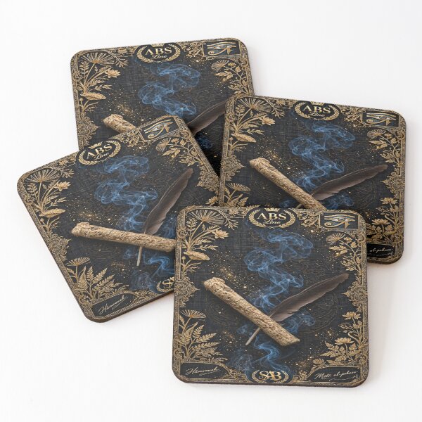 Item preview,  Miswak And Feather With Blue Smoke Luxury Islamic Art designed and sold by Ahmadhamroush.