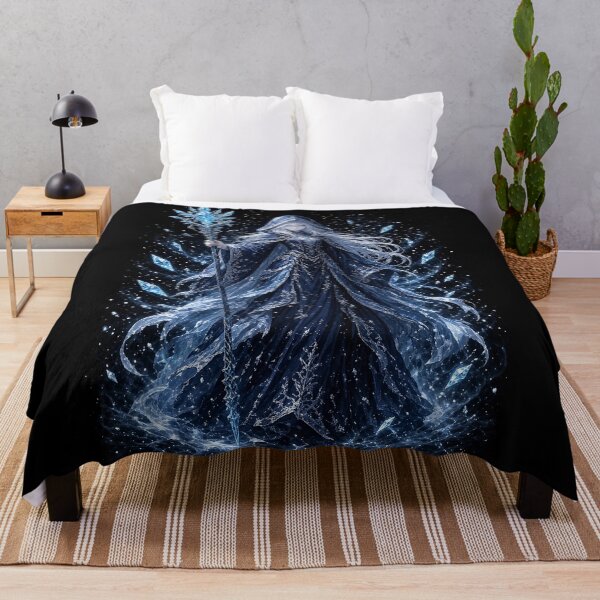 Item preview, Frost Witch Ice Sorceress Dark Fantasy All Over Print designed and sold by Ember Lane Designs.