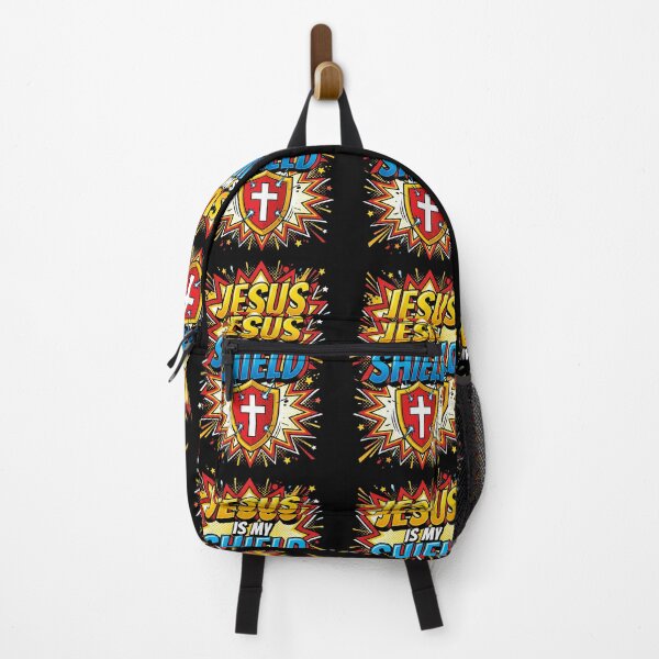Item preview, Jesus Is My Shield Superhero Comic Cross designed and sold by GCFULLA.