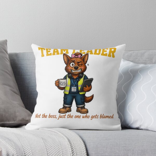 Item preview, Female Team Leader Red Kelpie Not The Boss Just The One Who Gets Blamed designed and sold by RDMOption.