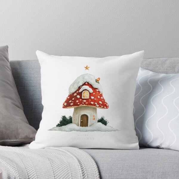 Item preview, Magical Christmas Mushroom Cottage designed and sold by filou designs.