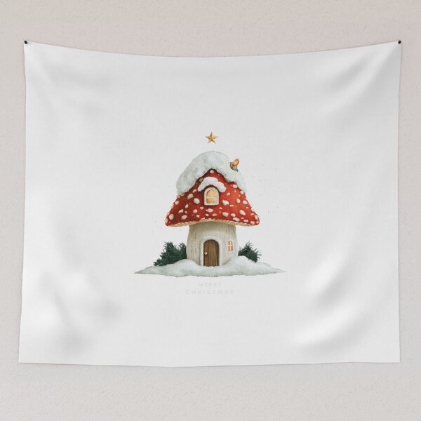 Item preview, Magical Christmas Mushroom Cottage designed and sold by filou designs.