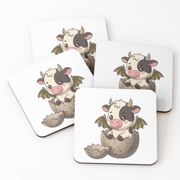Item preview, Cute Baby Cow Hatching Egg designed and sold by Ella_Sketch.