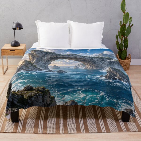 Item preview, Majestic coastline of a fantastic world designed and sold by Sigtrix.