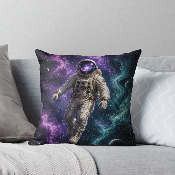 Item preview, Cosmic Astronaut Galaxy Nebula All Over Print designed and sold by Ember Lane Designs.