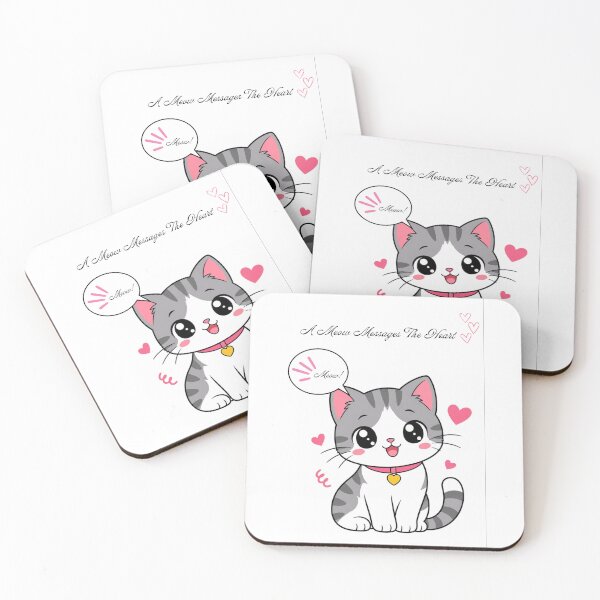 Item preview, A meow messages the heart designed and sold by Bassaent.