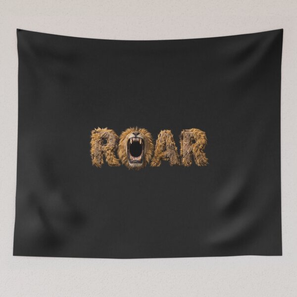 Item preview, Roar Animal Fur Text Design designed and sold by KeremYurtseven.