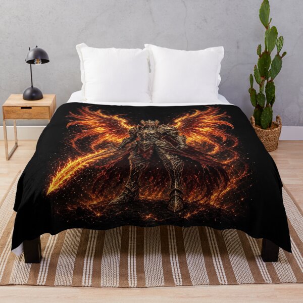 Item preview, Phoenix Paladin Flaming Wings Knight All Over Print designed and sold by Ember Lane Designs.