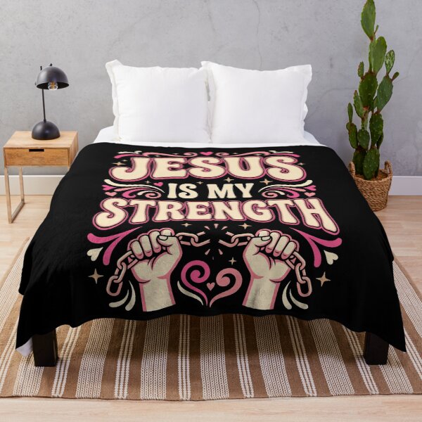 Item preview, Jesus Is My Strength Broken Chains Retro designed and sold by GCFULLA.