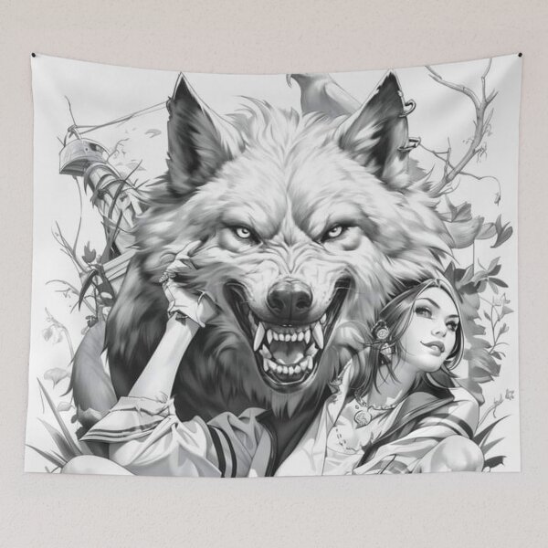 Item preview, Women and Wolf designed and sold by RaF71PrO.