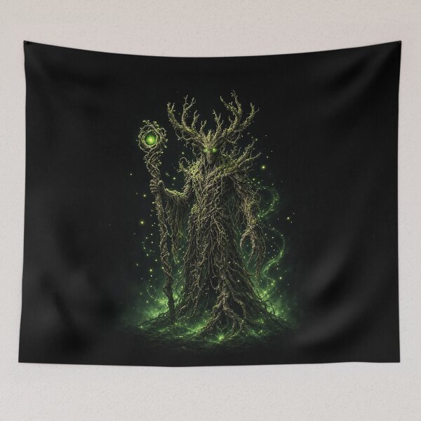 Item preview, Ancient Forest Guardian Druid All Over Print designed and sold by Ember Lane Designs.