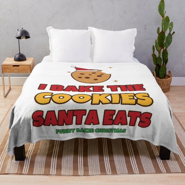 Item preview, I Bake The Cookies Santa Eats Funny Baker Christmas designed and sold by Bornprints.